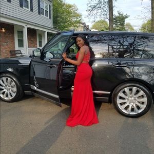 Red Sherri Hill Prom Dress